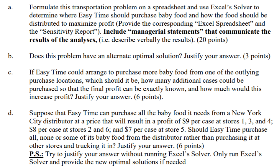 The Easy Time Grocery chain operates in major