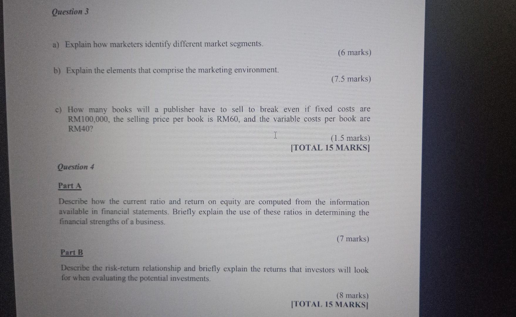 Question 1 Part A In the strategy formulation