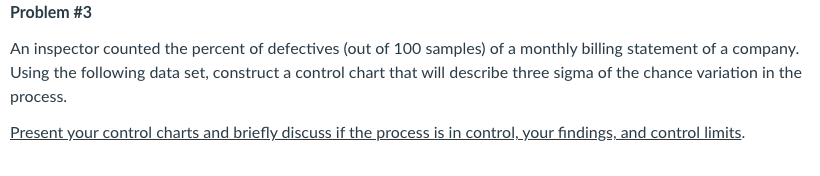 Sample Defects 1 8 2 11 3 12 4 6 5 9 6 11 7 10 8