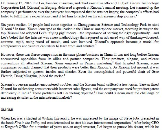 3 Individual Case Write-Up Questions, analyses