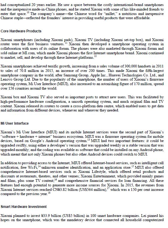 3 Individual Case Write-Up Questions, analyses