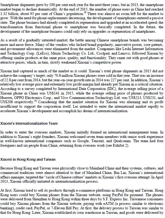 3 Individual Case Write-Up Questions, analyses