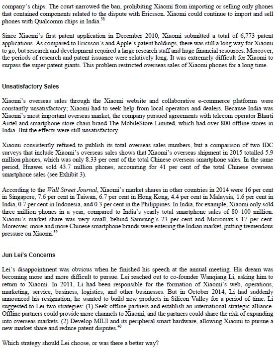 3 Individual Case Write-Up Questions, analyses