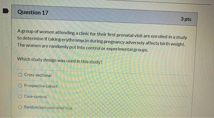 Question 19 3 pts In 1997 five hundred men who