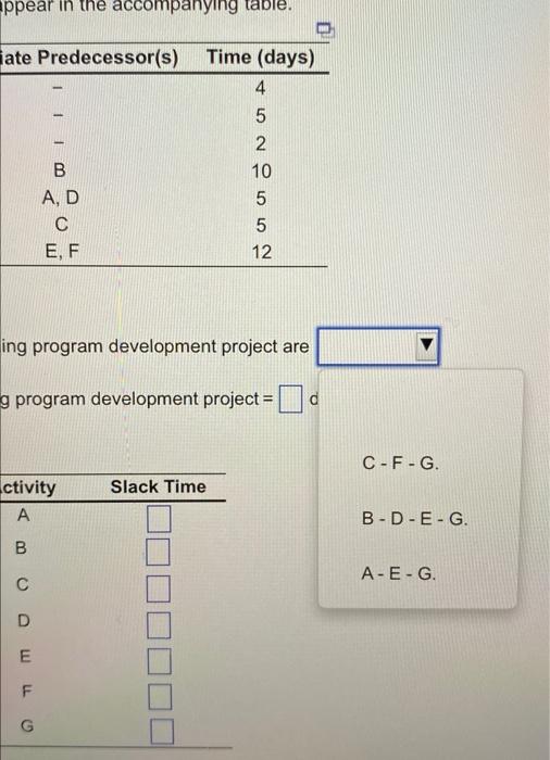 Roger Ginde is developing a program in supply