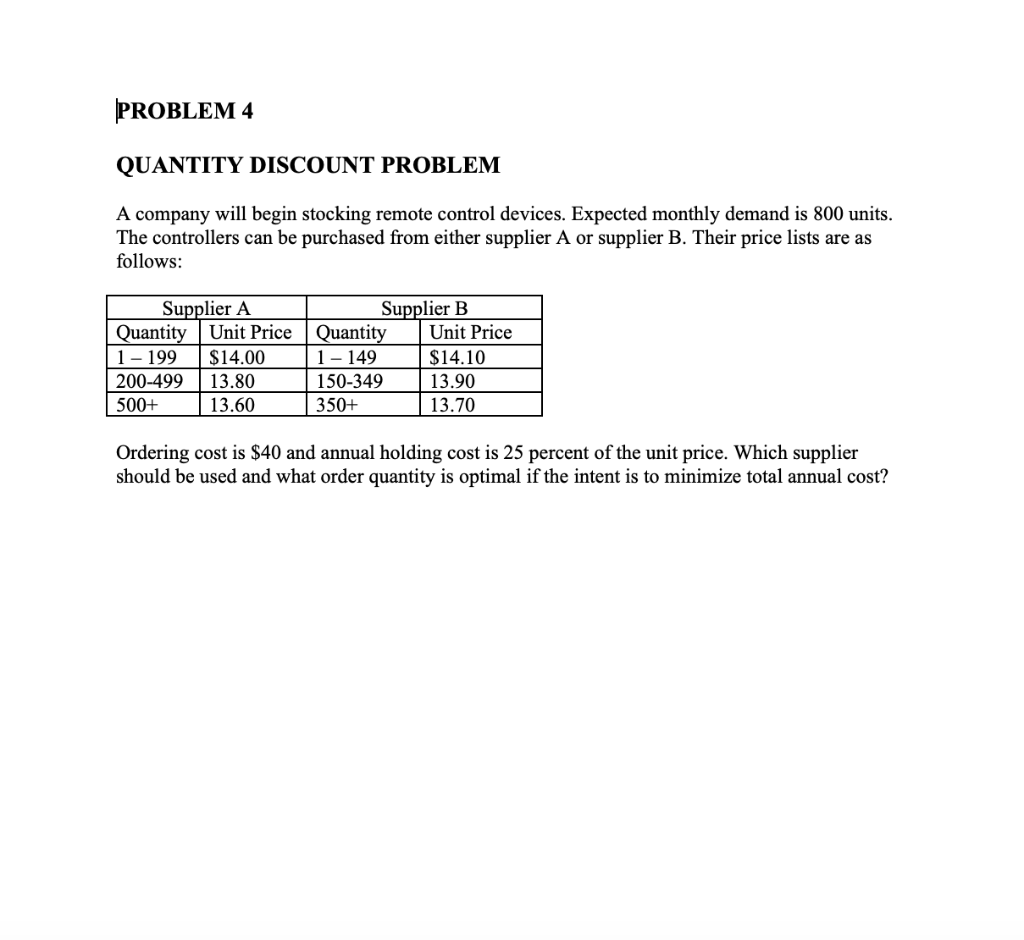 (Please do it in a Microsoft words) PROBLEM 4