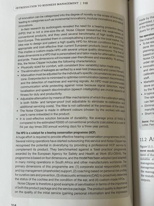 from the case study above , outline the steps in