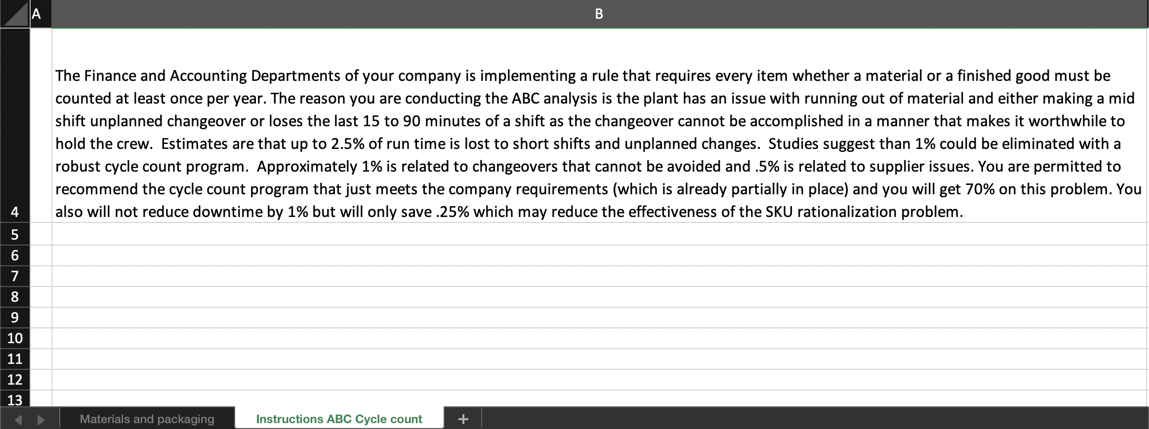 1. {Summarize the methodology used to determine