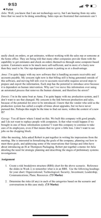 case study of thompson Case Study #2 - Thompson