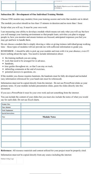 The Project Submission 2 - Due Week 8 This