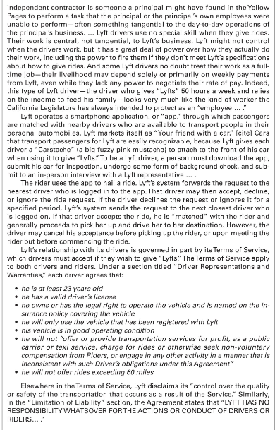 Patrick Cotter was a Lyft driver for roughly four