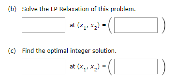 Consider the following all-integer linear