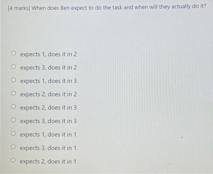 [34 marks in total] A decision-maker needs to