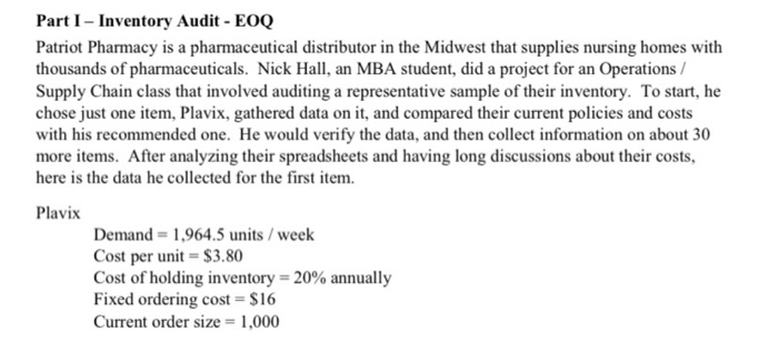 i need help solving ny homework Part I -