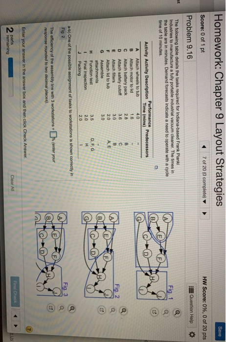Please write procedure Homework: Chapter 9 Layout