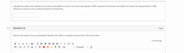 this is for my epi class! please help! thank you