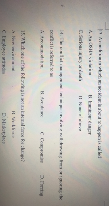 I Single Choice (2'x15=30') 1. The management