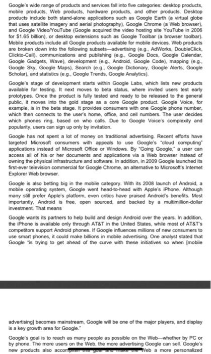 NEED 500 words answers( in total) Case Study: