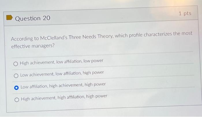 please answer 1 pts Question 20 According to