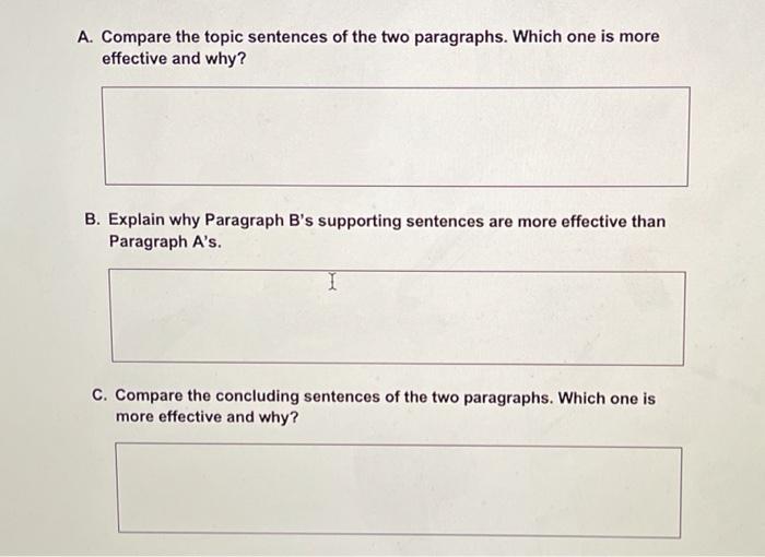Your Task: Read the two paragraphs below, which