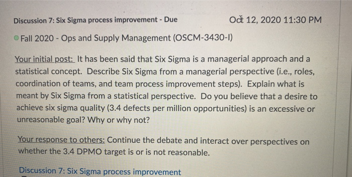 Need a discussion post to answer this. paragraph