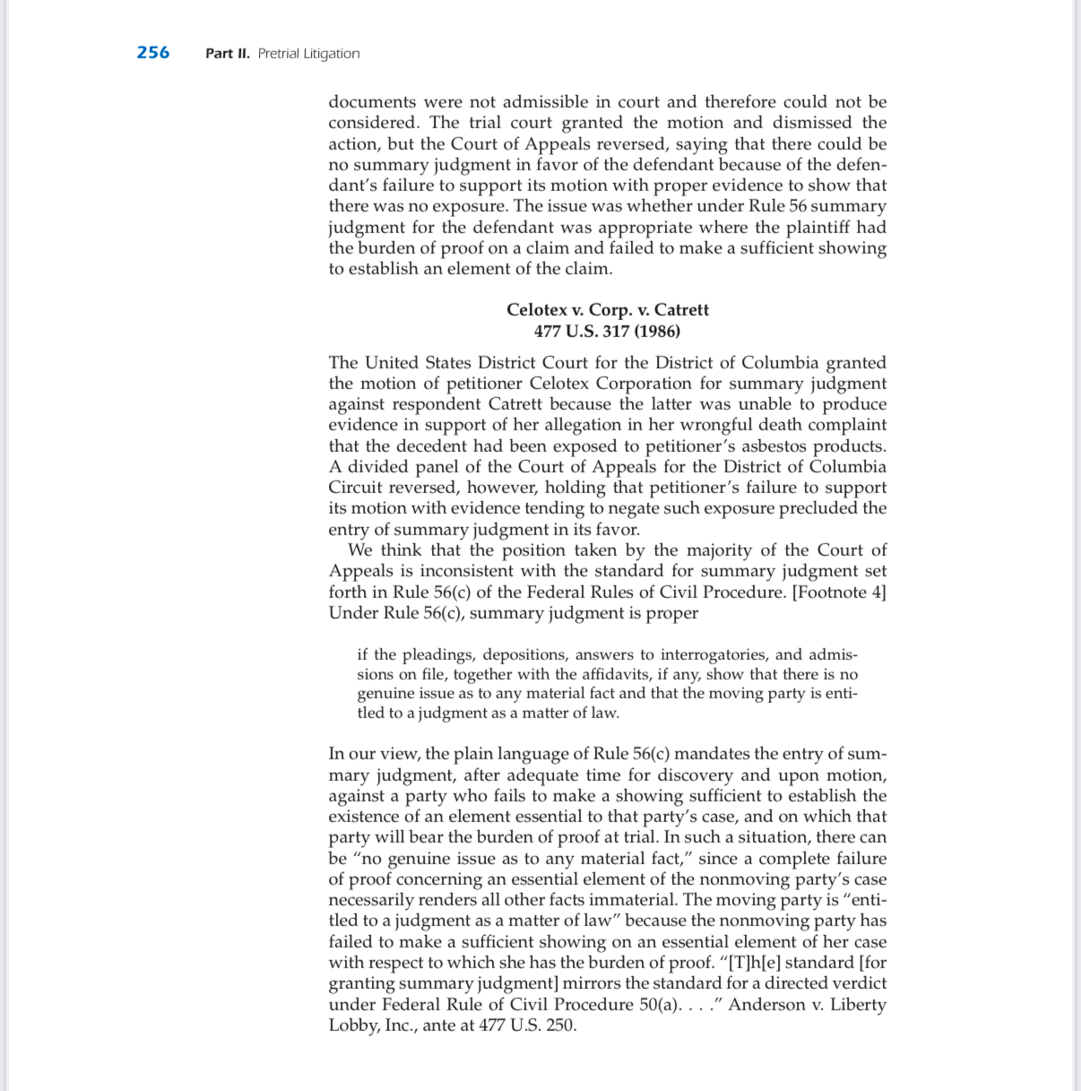 Online Discussion: Chapter Seven: Case for