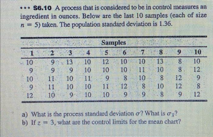 *** $6.10 A process that is considered to be in