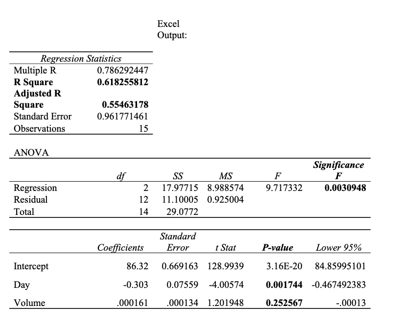 Problem 3: Linear Regression. Note: This is two