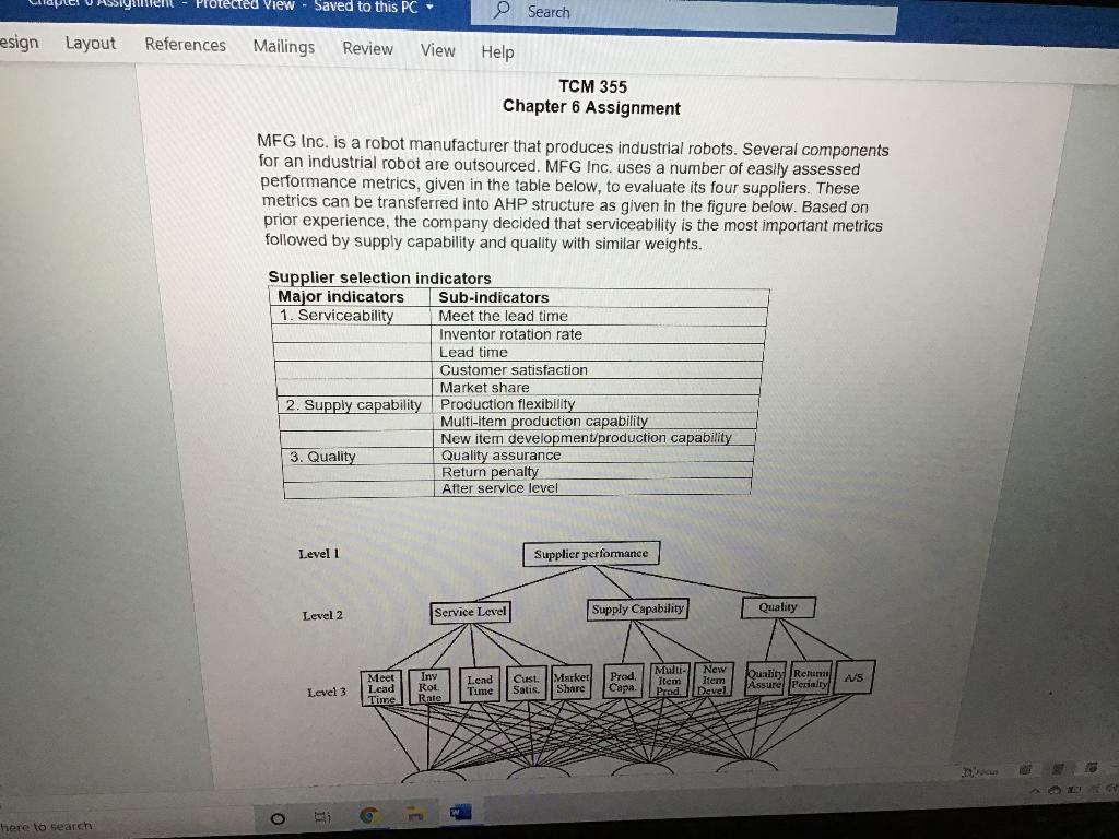 Assignment tected View - Saved to this PC O