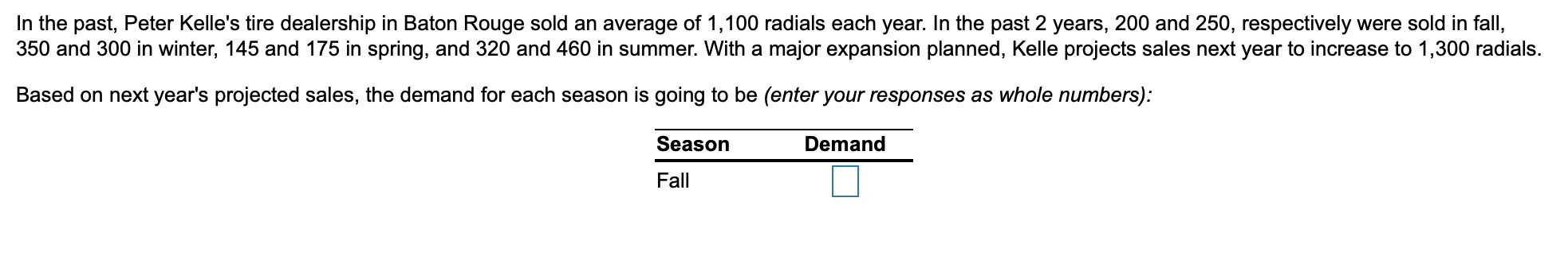 In the past, Peter Kelle's tire dealership in