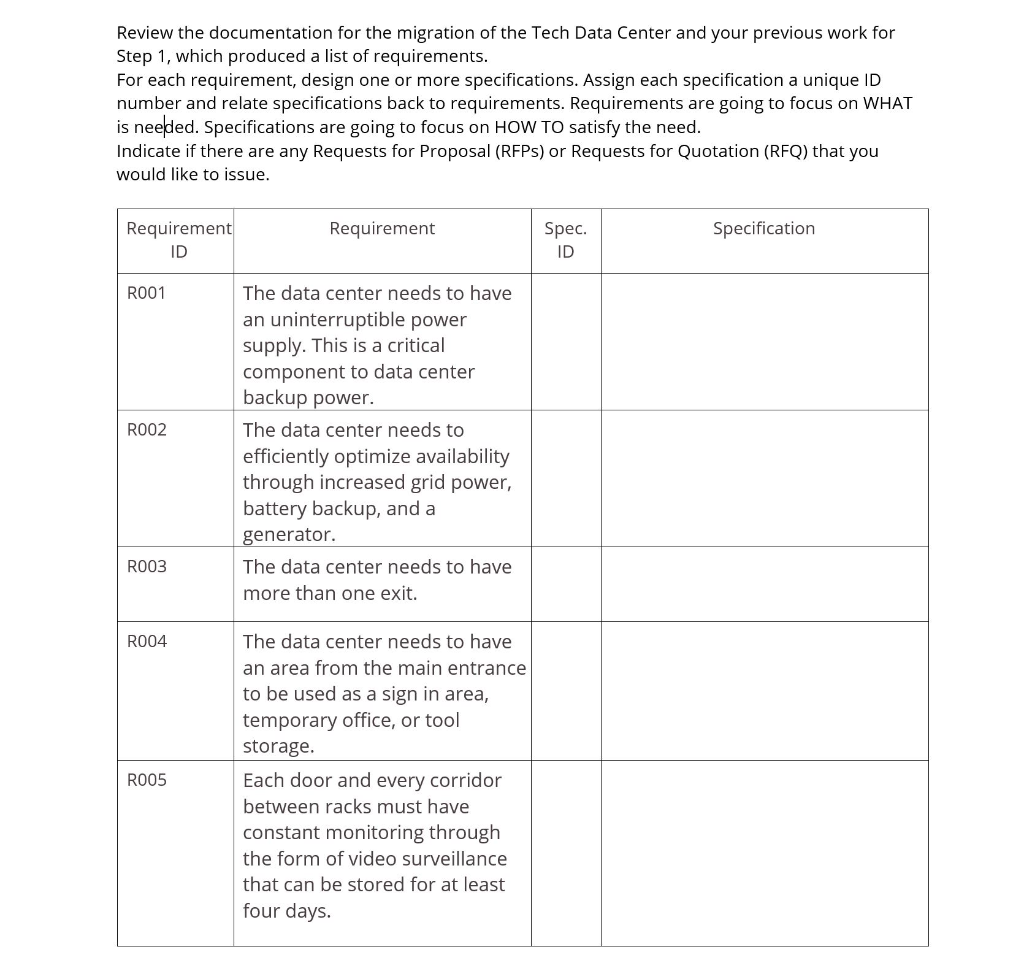 Review the documentation for the migration of the