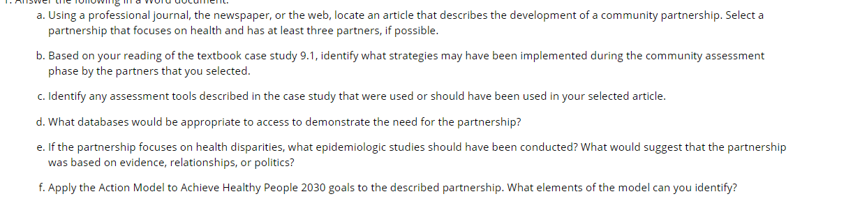 Text book population based nursing concepts and