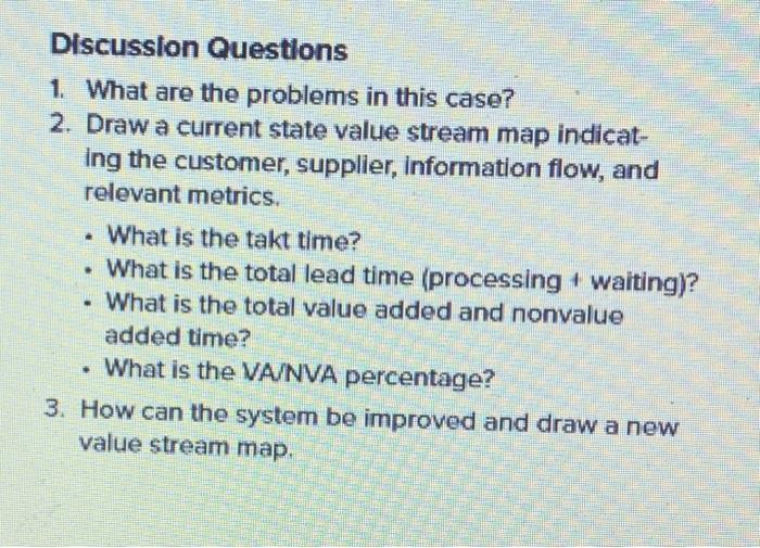 From the Operation management and supply change