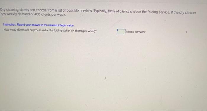 Diners are served in a process with a single