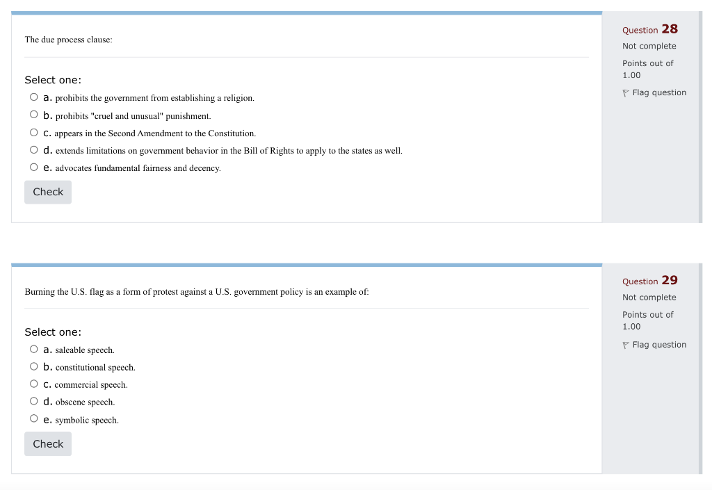 The due process clause appears in both the Fifth