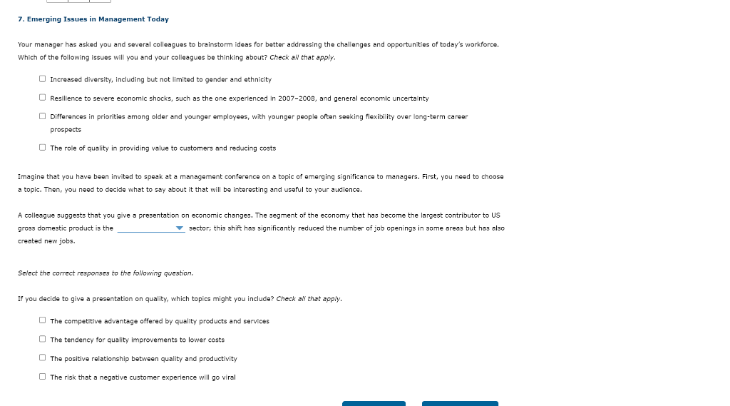 7. Emerging Issues in Management Today Your