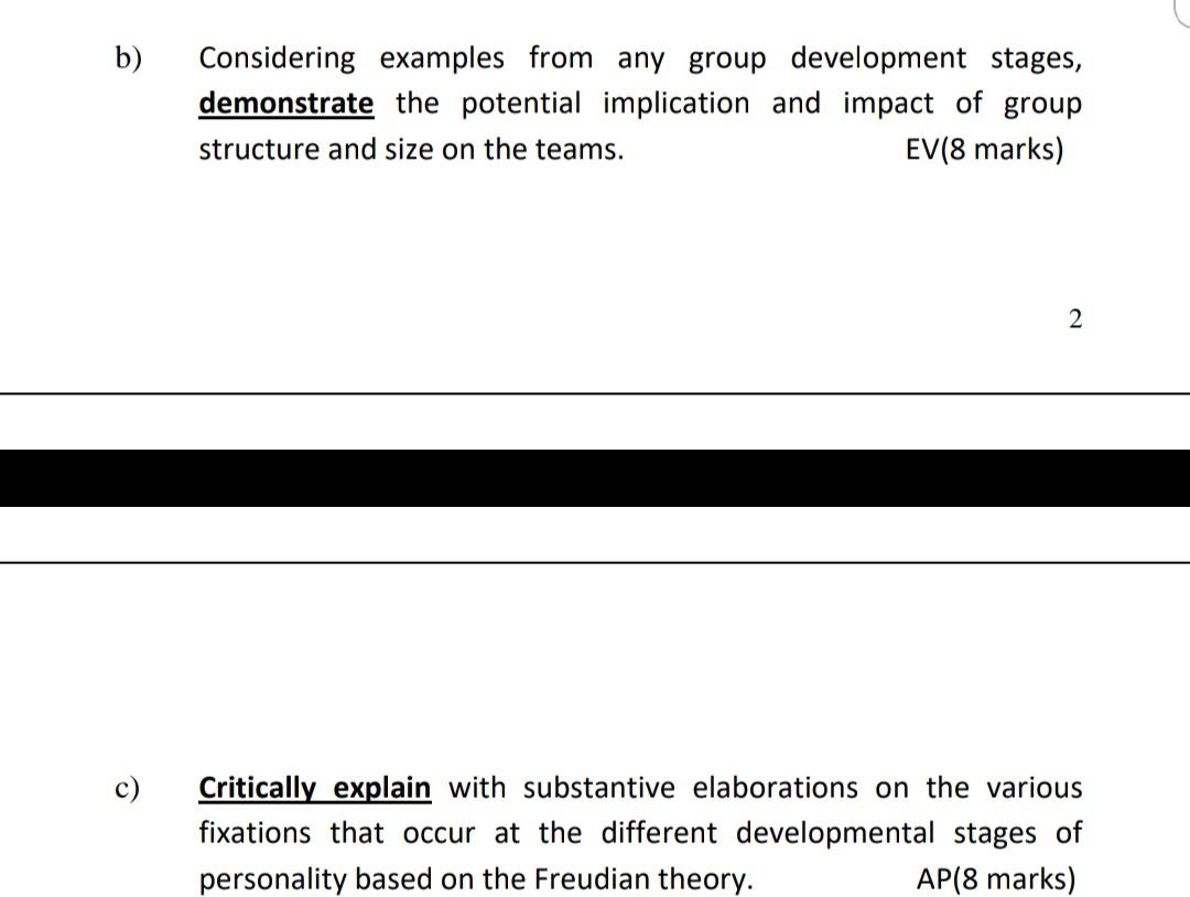 b) Considering examples from any group