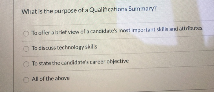 During an interview, questions require you to use