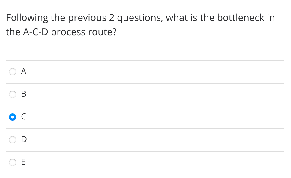 Suppose you have a three task sequence. All