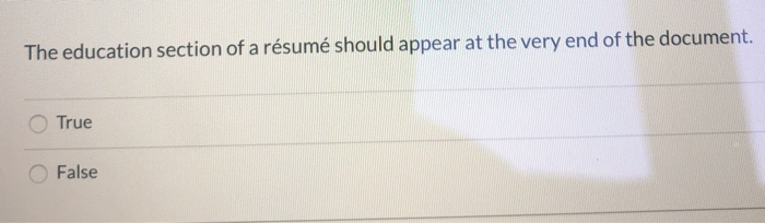 During an interview, questions require you to use