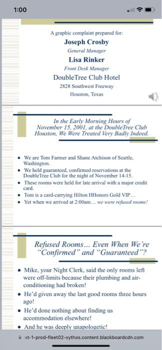 Question #3: Slide # 32 - Situation scenario: