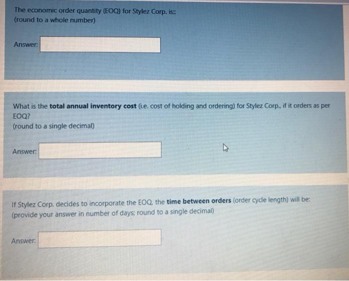 i have the first 3 please help with the blanks