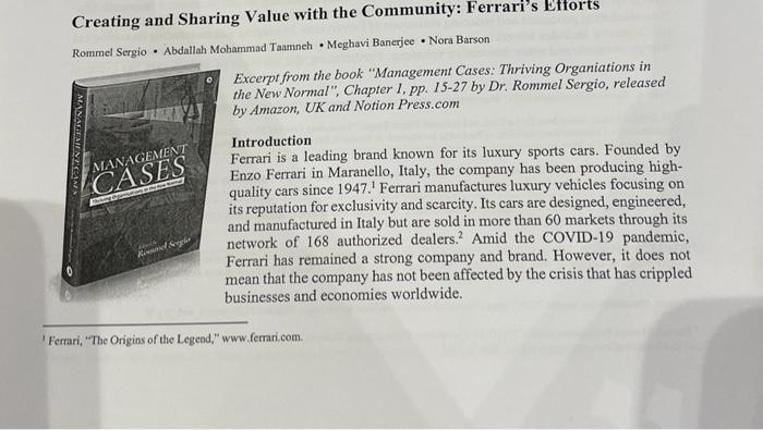 this is a case study for business ethics and