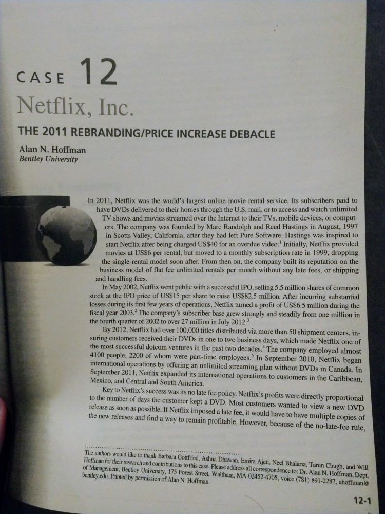 Using the case listed what are some strategic