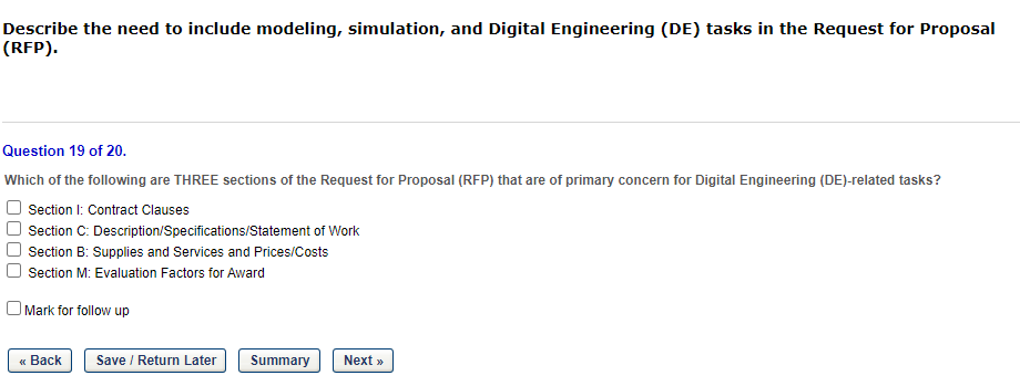 Summarize the relevant workforce needs for the