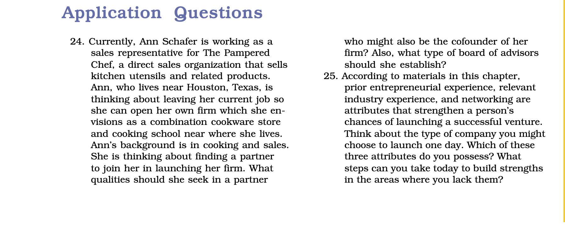 Chapter 15, Building a New-Venture Team