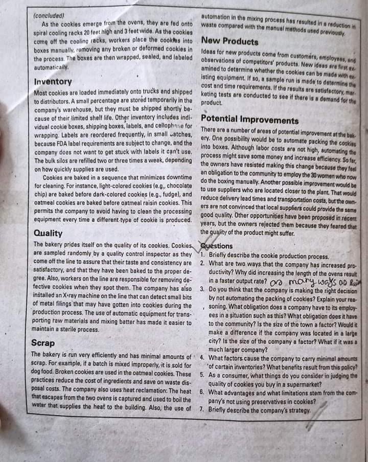 CASE Home-Style Cookies The Company The