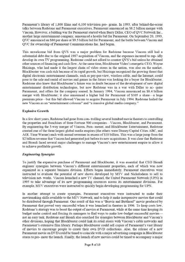 Case Study: Surviving in the Media and