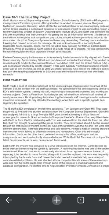 This is a case study, mention who are the