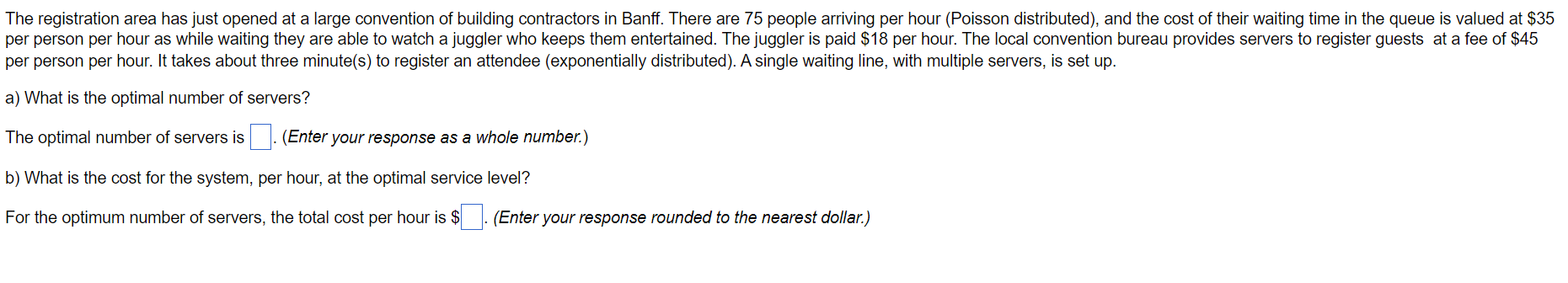 The registration area has just opened at a large